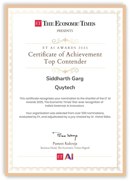 certificate of acheivement