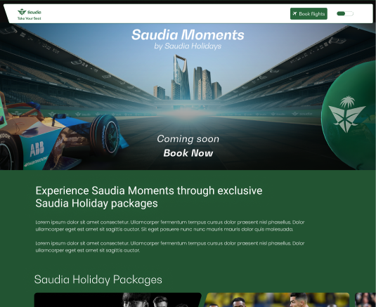 One-stop destination for every Saudia experience!