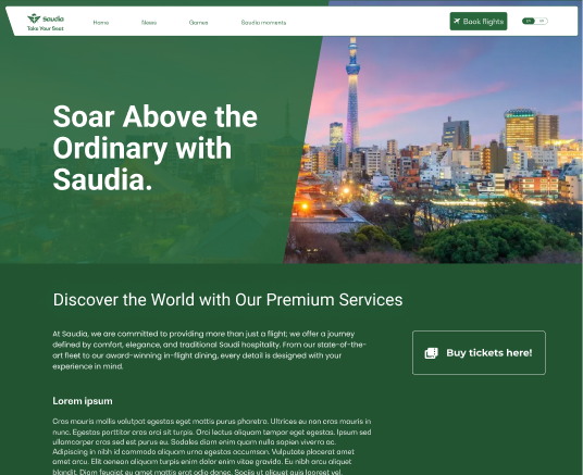 One-stop destination for every Saudia experience!