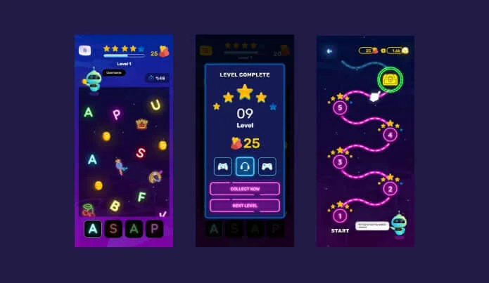 mobile app game