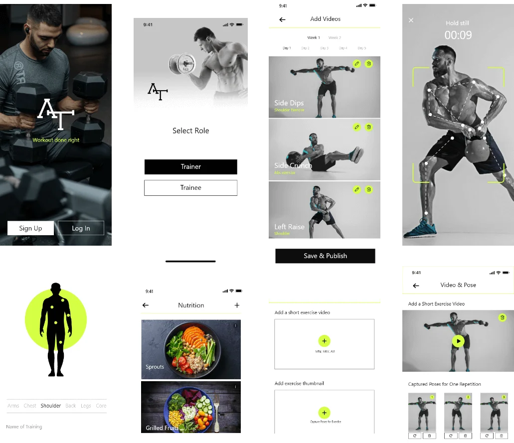 Health & Fitness Training App