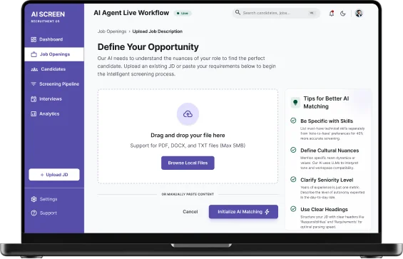 candidate screening AI agent