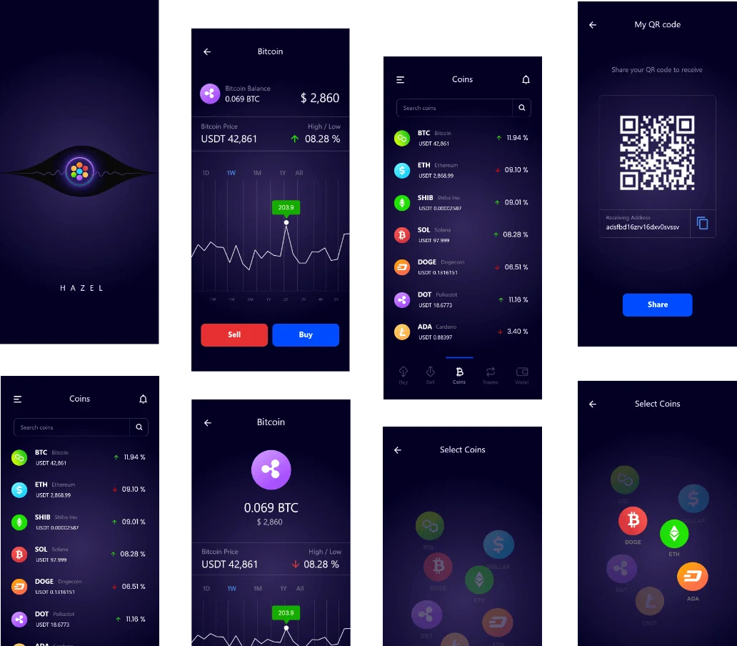Fintech App with Crypto Exchange
