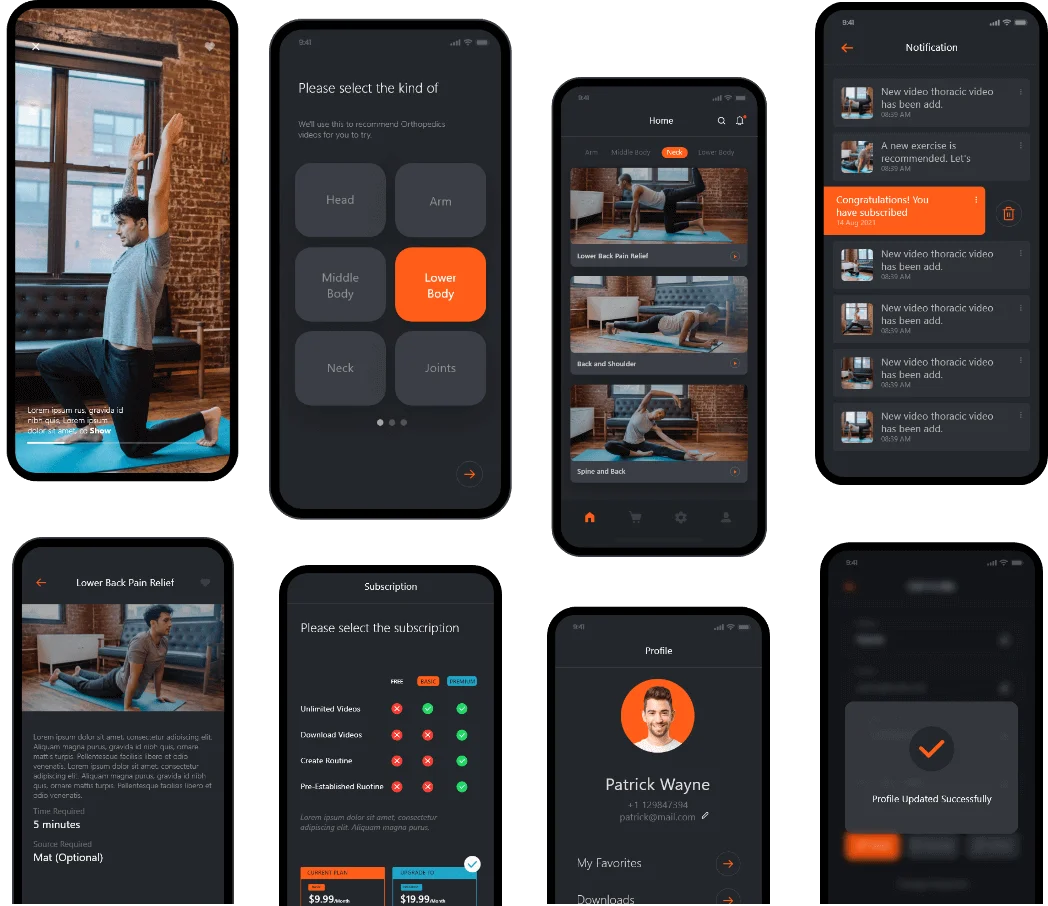 Orthopedic Patient App