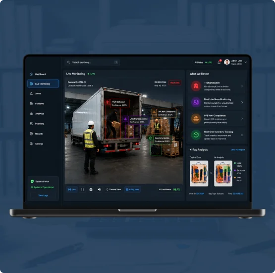AI CCTV Security for Logistics