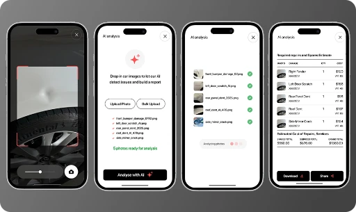 automated damage reports analytics